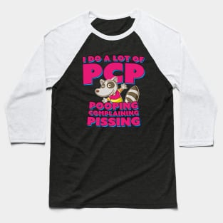 Pooping Complaining Pissing Baseball T-Shirt